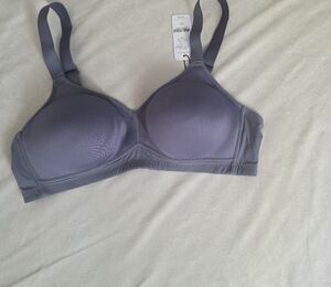 Elegant Women's Bra in Slate Gray